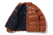 LEATHER CLASSIC DOWN JACKET