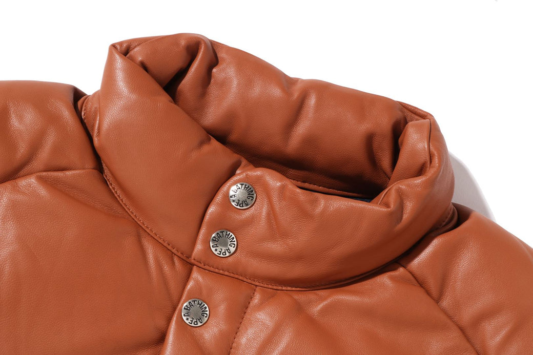 LEATHER CLASSIC DOWN JACKET | bape.com