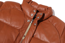 LEATHER CLASSIC DOWN JACKET