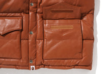 LEATHER CLASSIC DOWN JACKET