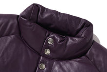 LEATHER CLASSIC DOWN JACKET