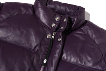 LEATHER CLASSIC DOWN JACKET