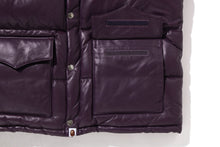 LEATHER CLASSIC DOWN JACKET
