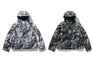 TREE EDGE CAMO METAL LOGO DOWN JACKET