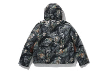 TREE EDGE CAMO METAL LOGO DOWN JACKET