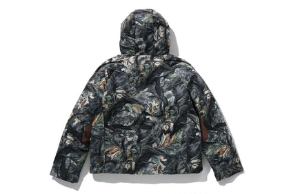 TREE EDGE CAMO METAL LOGO DOWN JACKET