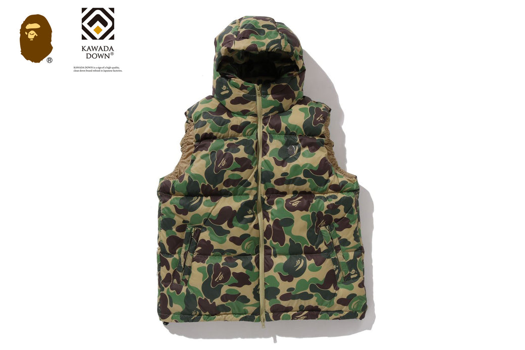 ABC CAMO DOWN VEST | bape.com