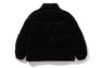 CRYSTAL STONE BAPE LOGO VELOUR DOWN JACKET