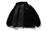 CRYSTAL STONE BAPE LOGO VELOUR DOWN JACKET