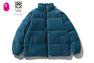 CRYSTAL STONE BAPE LOGO VELOUR DOWN JACKET
