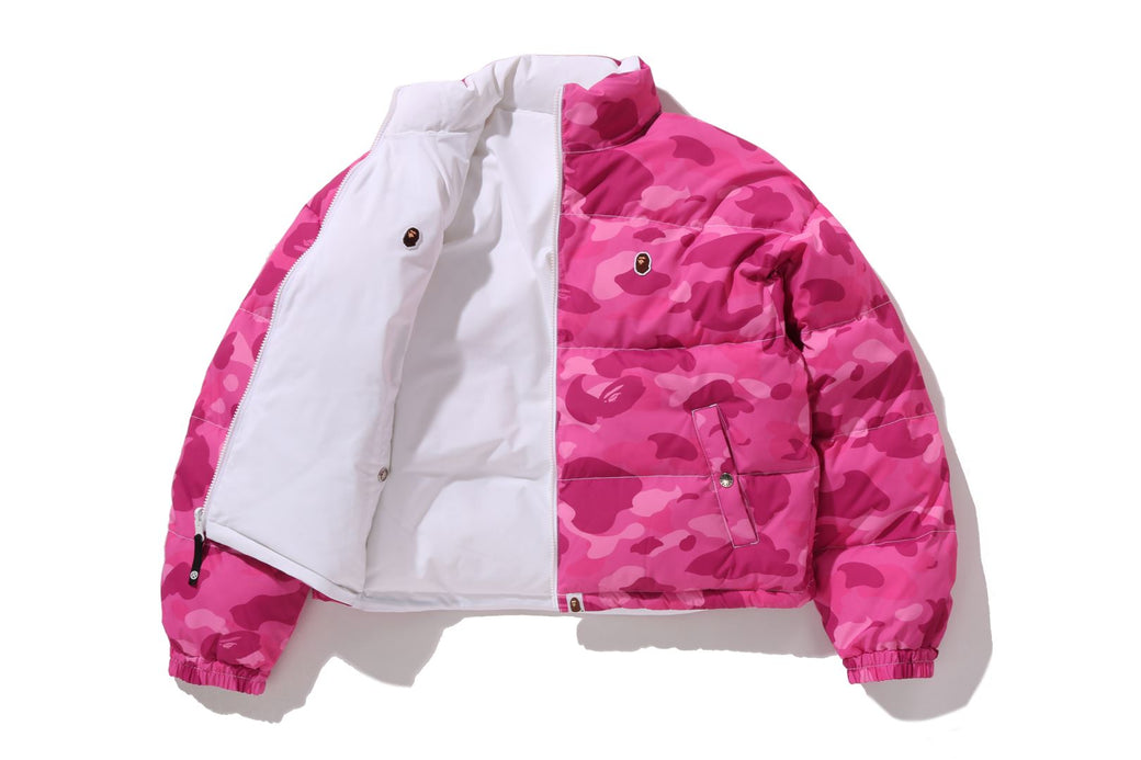 COLOR CAMO REVERSIBLE DOWN JACKET | bape.com
