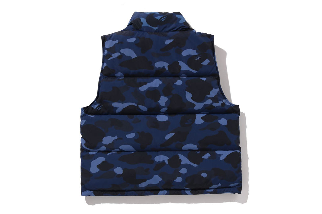 COLOR CAMO REVERSIBLE DOWN VEST | bape.com
