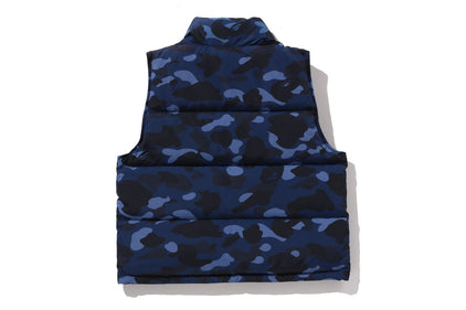 COLOR CAMO REVERSIBLE DOWN VEST