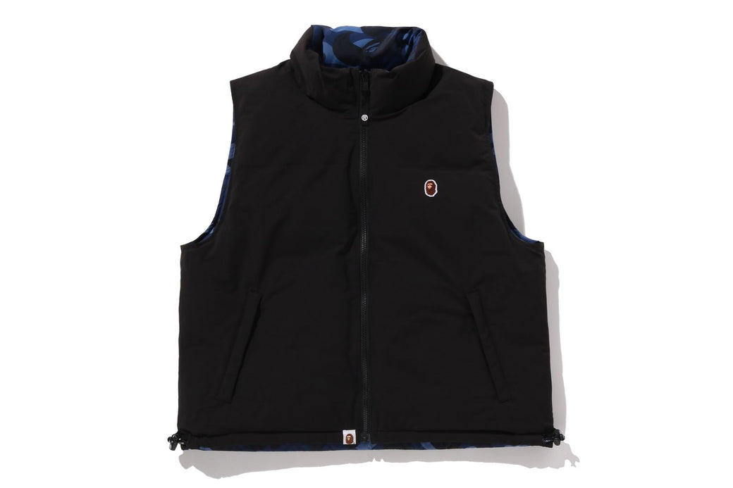 COLOR CAMO REVERSIBLE DOWN VEST | bape.com