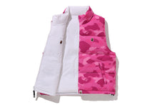 COLOR CAMO REVERSIBLE DOWN VEST