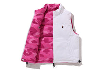 COLOR CAMO REVERSIBLE DOWN VEST