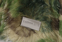 ABC CAMO ONE POINT METALLIC LONG FUR JACQUARD DOWN JACKET