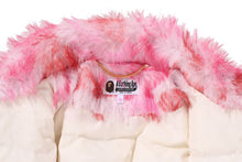 ABC CAMO ONE POINT METALLIC LONG FUR JACQUARD DOWN JACKET