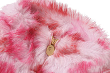 ABC CAMO ONE POINT METALLIC LONG FUR JACQUARD DOWN JACKET