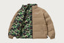 ABC CAMO REVERSIBLE DOWN JACKET