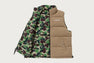 ABC CAMO REVERSIBLE DOWN VEST