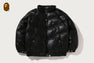 LEATHER B BOY DOWN JACKET