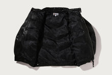 LEATHER B BOY DOWN JACKET