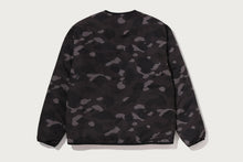 COLOR CAMO STA QUILTING REVERSIBLE LIGHT DOWN JACKET