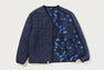 COLOR CAMO STA QUILTING REVERSIBLE LIGHT DOWN JACKET