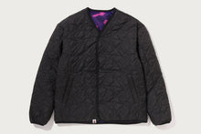 COLOR CAMO STA QUILTING REVERSIBLE LIGHT DOWN JACKET