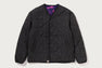 COLOR CAMO STA QUILTING REVERSIBLE LIGHT DOWN JACKET