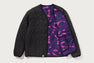 COLOR CAMO STA QUILTING REVERSIBLE LIGHT DOWN JACKET