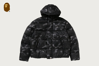 COLOR CAMO DOWN JACKET