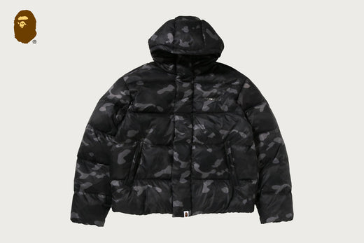 COLOR CAMO DOWN JACKET