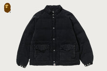 LINE CAMO JACQUARD DENIM CLASSIC DOWN JACKET