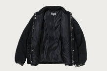 LINE CAMO JACQUARD DENIM CLASSIC DOWN JACKET