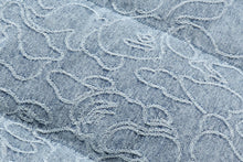 LINE CAMO JACQUARD DENIM CLASSIC DOWN JACKET