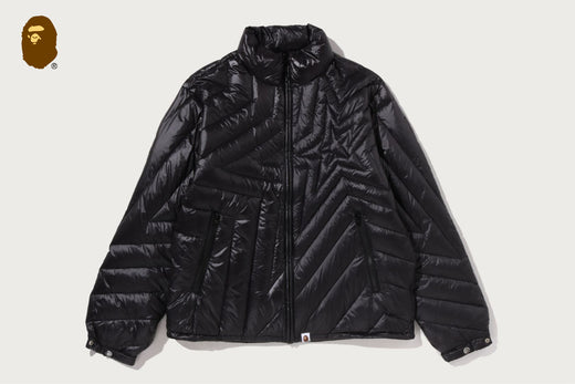 MEGA BAPE STA QUILTED LIGHT DOWN JACKET