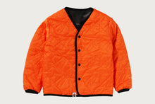 COLOR CAMO STA QUILTING REVERSIBLE LIGHT DOWN JACKET