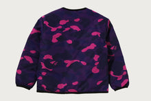 COLOR CAMO STA QUILTING REVERSIBLE LIGHT DOWN JACKET