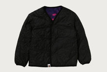COLOR CAMO STA QUILTING REVERSIBLE LIGHT DOWN JACKET