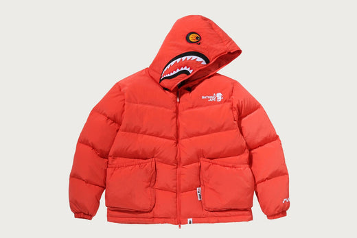 【BAPE BY KAZUKI KURAISHI】 RIPSTOP SHARK DOWN JACKET