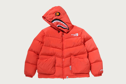 【BAPE BY KAZUKI KURAISHI】 RIPSTOP SHARK DOWN JACKET