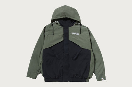 【BAPE BY KAZUKI KURAISHI】 2 IN 1 REVERSIBLE DOWN JACKET