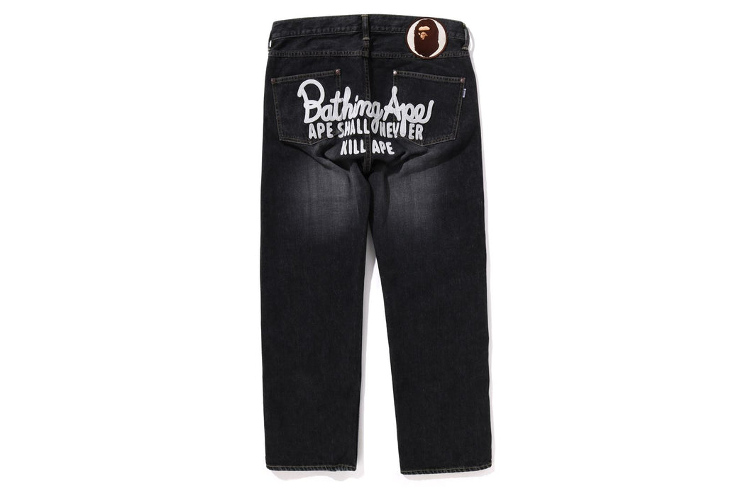 BAPE CHAMPION DENIM PANTS | bape.com BAPE CHAMPION DENIM PANTS | bape.com