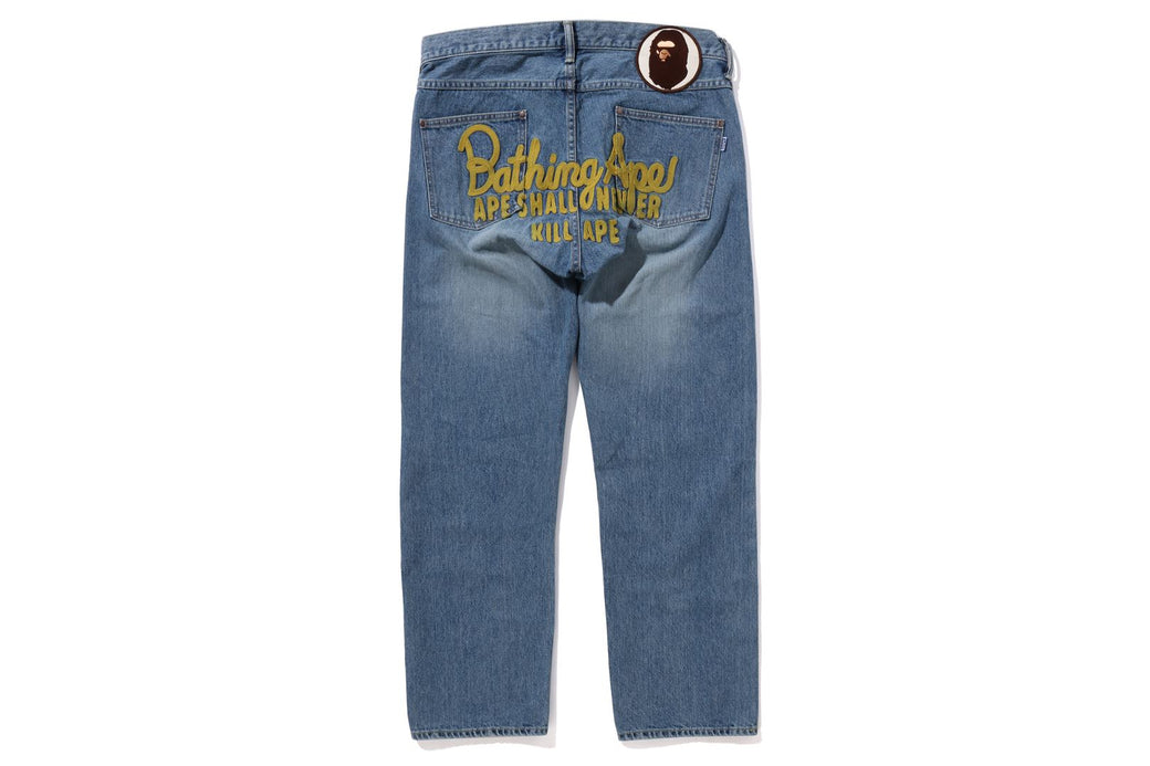 BAPE CHAMPION DENIM PANTS | bape.com BAPE CHAMPION DENIM PANTS | bape.com