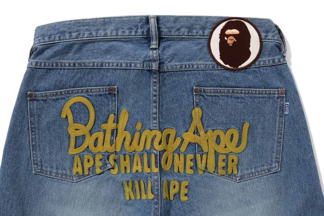 BAPE CHAMPION DENIM PANTS | bape.com BAPE CHAMPION DENIM PANTS | bape.com