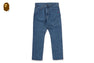 BAPE CHAMPION REGULAR FIT DENIM PANTS