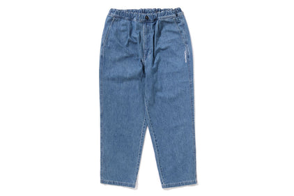 A BATHING APE PLEAT DENIM PANTS