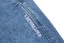 A BATHING APE PLEAT DENIM PANTS